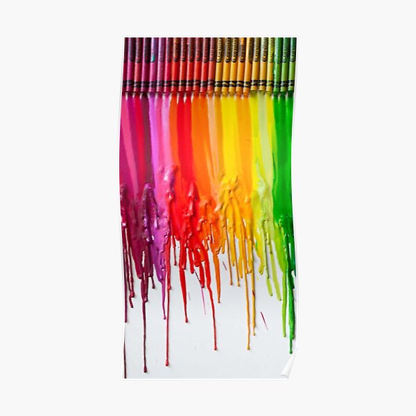 Decoración Crayones Derretidos con crayones derretidos Decoración Crayones Derretidos