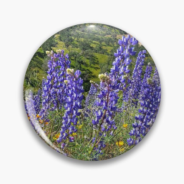 Item preview, Pincushion Mountain with lupins designed and sold by Alla Gill.