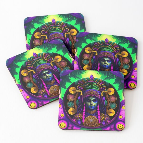 Item preview, The Jungle Psytrance Shaman designed and sold by Transelasticart.