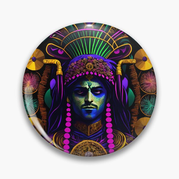Item preview, The Jungle Psytrance Shaman designed and sold by Transelasticart.