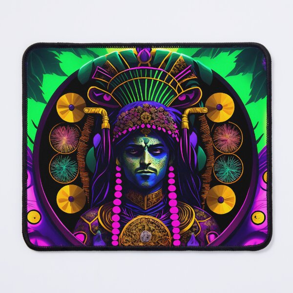 Item preview, The Jungle Psytrance Shaman designed and sold by Transelasticart.