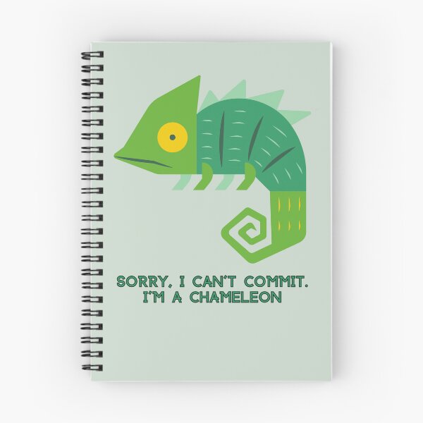 Item preview, Commitment Chameleon: Sorry, I can't commit. I'm a chameleon designed and sold by onlyheba.
