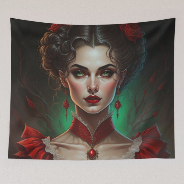 Item preview, Green Eyed Victorian Vampiress by Perceptual Paradox Creations designed and sold by hobbit73.