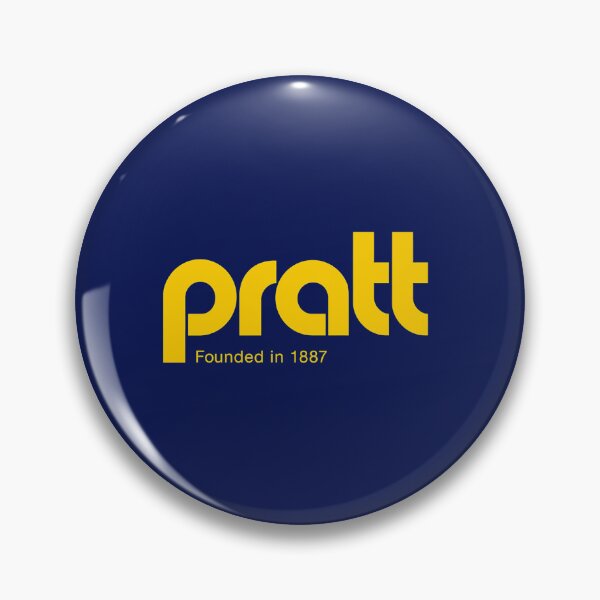 Aperçu de l'œuvre Pratt - logo rétro noir et or créée et vendue par Jeniferclarks.