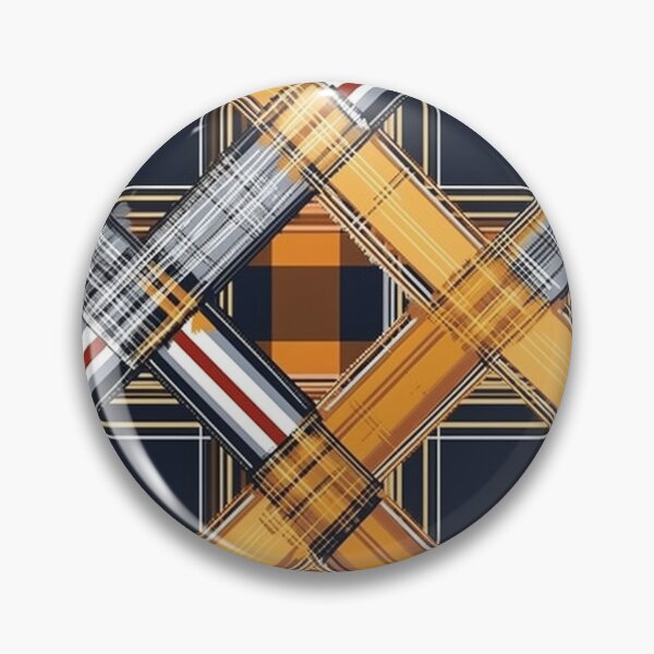 Item preview, Yellow & Black Diamond Buffalo Plaid Style Painted Seamless Pattern designed and sold by PatternsFTW.