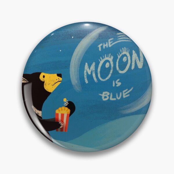 Item preview, Moon is Blue Bear designed and sold by ticklishbiz.