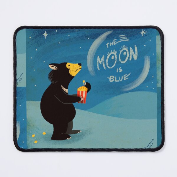 Item preview, Moon is Blue Bear designed and sold by ticklishbiz.