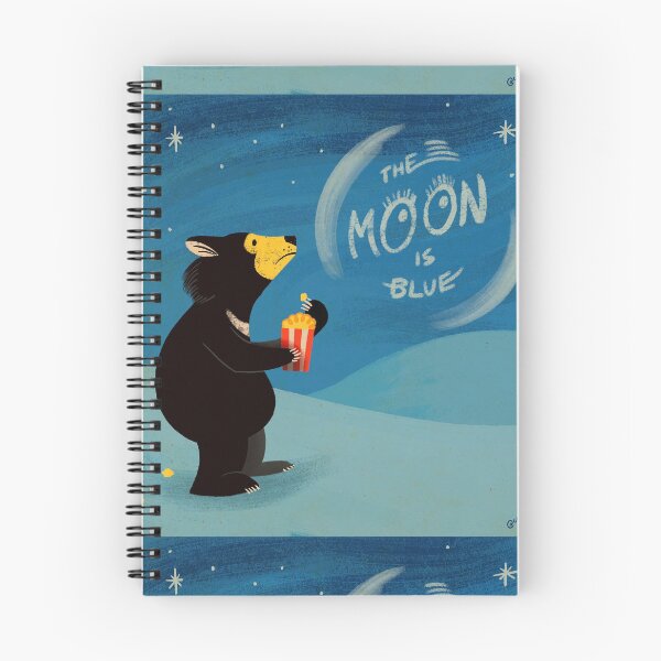 Item preview, Moon is Blue Bear designed and sold by ticklishbiz.