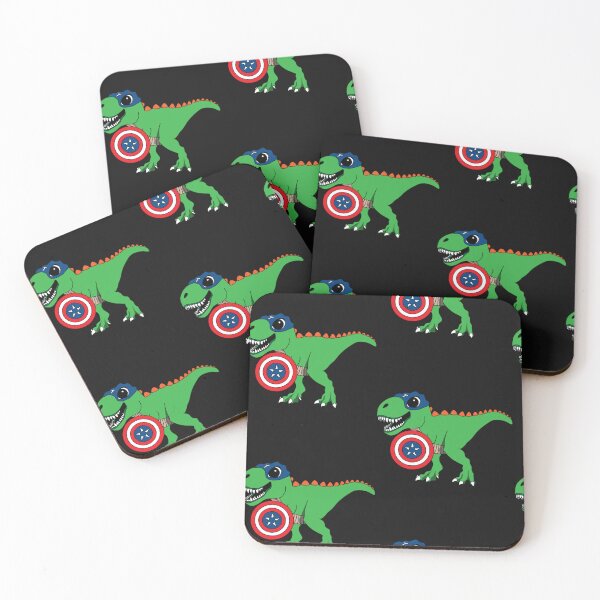 Item preview, Captain T-Rex - Superhero dinosaur  designed and sold by EldoLefle.