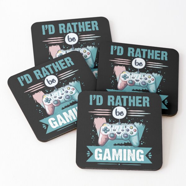 Item preview, I'd Rather Be Gaming designed and sold by Ruinn Store.