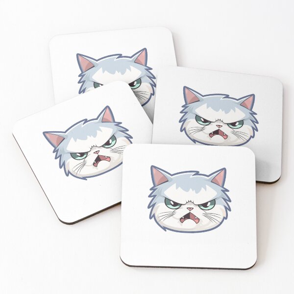 Item preview, Cute Angry Cat Hungry Meow Miaw  designed and sold by PatternPatty.