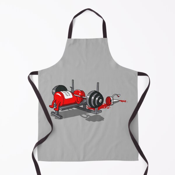 Item preview, Funny Catsup Bench Press Gym Exercise Workout Food Cartoon designed and sold by BoggsNicolasArt.