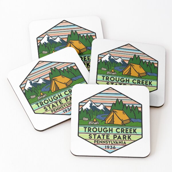 Item preview, Trough Creek State Park Pennsylvania Hexagon designed and sold by VanyaKar.