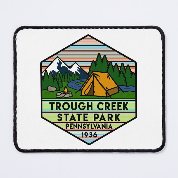 Item preview, Trough Creek State Park Pennsylvania Hexagon designed and sold by VanyaKar.