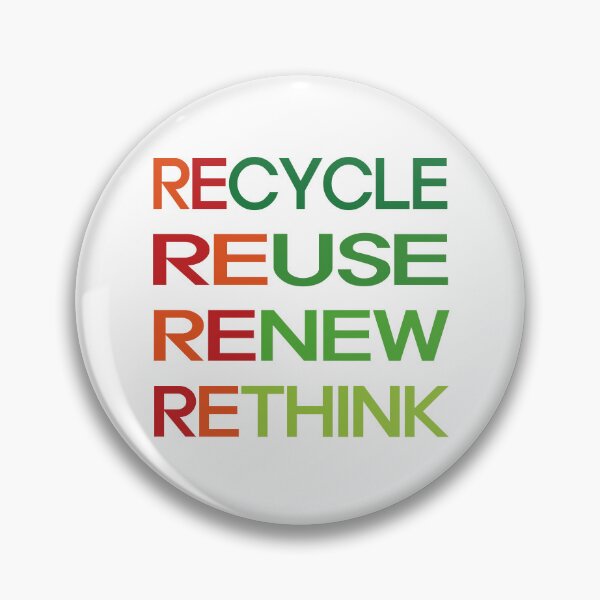 Item preview, Recycle Reuse Renew Rethink designed and sold by EunsooLee.