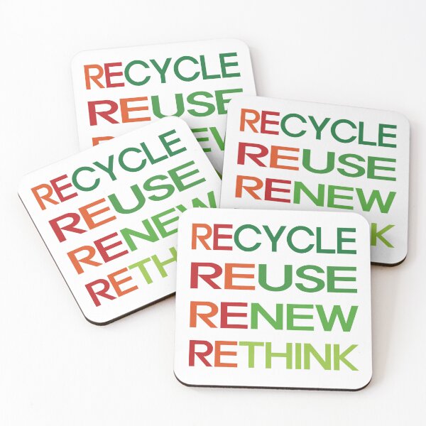 Item preview, Recycle Reuse Renew Rethink designed and sold by EunsooLee.