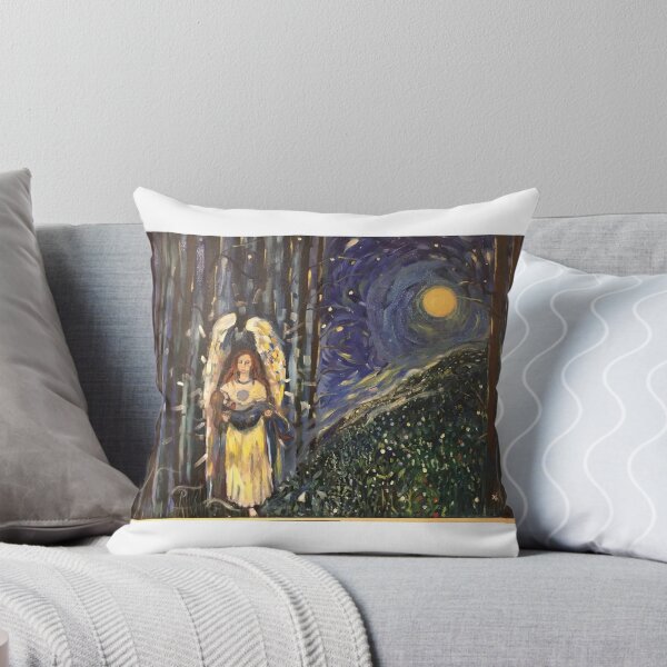 Allegory of Love and Light Throw Pillow