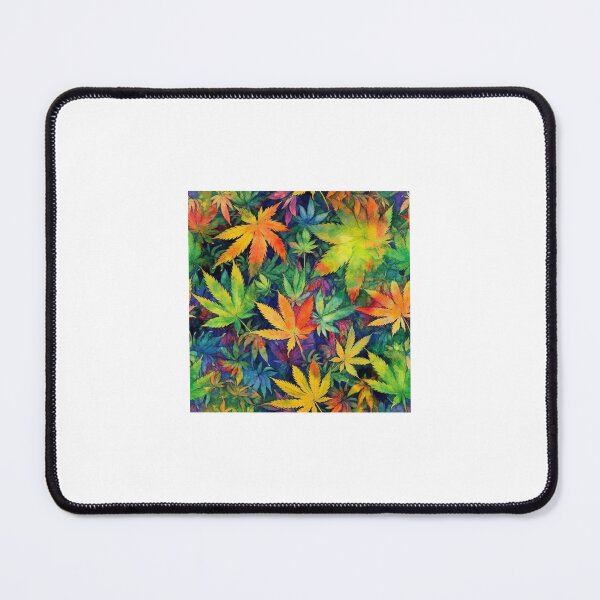 Item preview, Marijuana in watercolor designed and sold by Matias-Nada.
