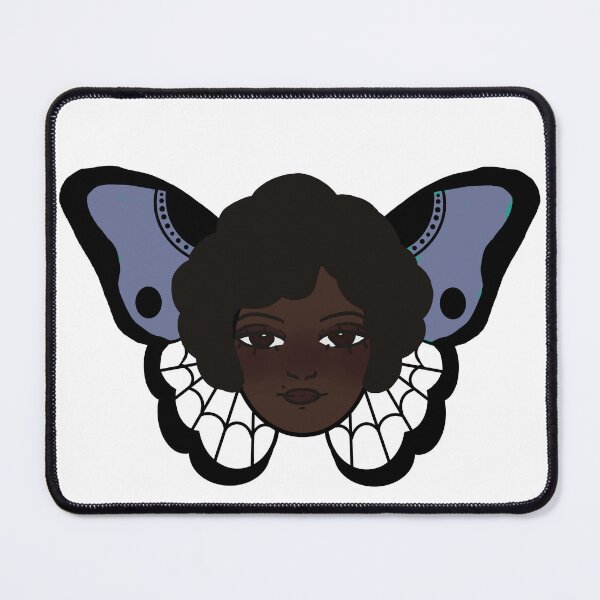 Item preview, traditional tattoo style butterfly woman design designed and sold by KalopsiaDesign.