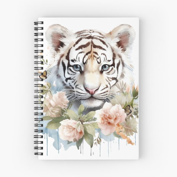 Item preview, Cute White Bengal Tiger designed and sold by NaderArt ⭐️⭐️⭐️⭐️⭐️.