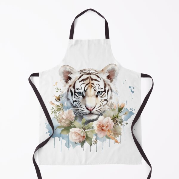 Item preview, Cute White Bengal Tiger designed and sold by NaderArt ⭐️⭐️⭐️⭐️⭐️.