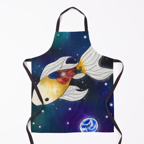 Item preview, Fish in space-Edited AI generated art designed and sold by Frostp.
