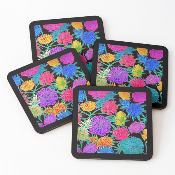 Item preview, Colourful Metallic Floral Design designed and sold by Nexadus.