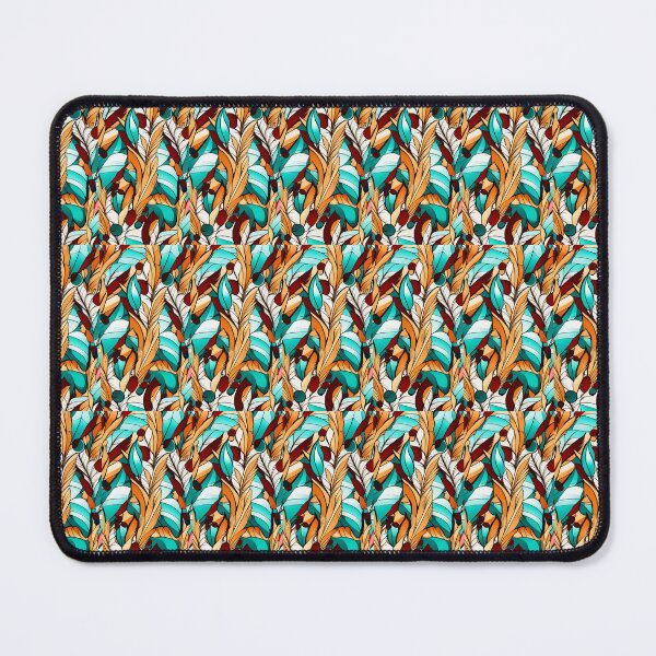 Item preview, Colorful swirl and feather fantasy pattern artwork designed and sold by Earth Nature Creations.