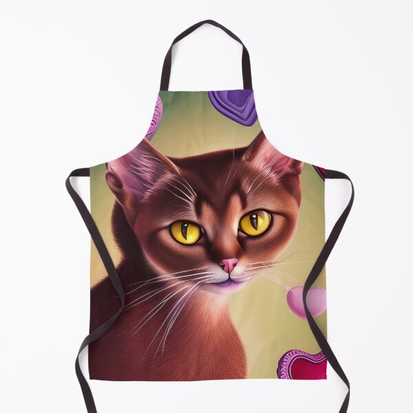 Item preview, Abyssinian Cat Valentines Day Collection designed and sold by ZenEverAI.