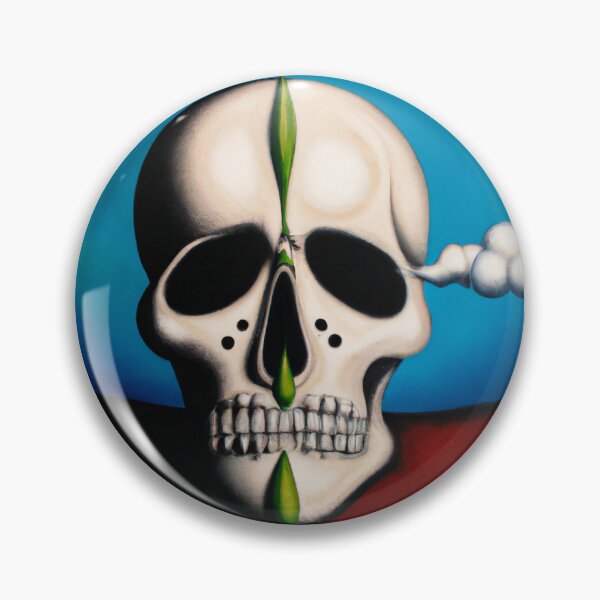 Item preview, Modern Art Skull designed and sold by QuirkyVanGogh.