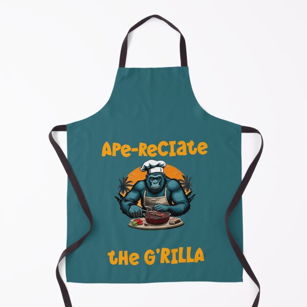 Item preview, Appreciate The G'rilla Master BBQ Griller Fun Pun designed and sold by taiche.