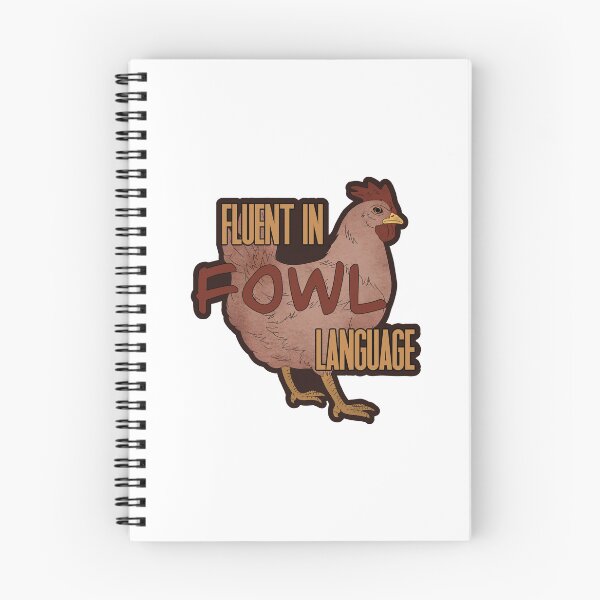 Item preview, Fowl language  designed and sold by Mel Dulaney.