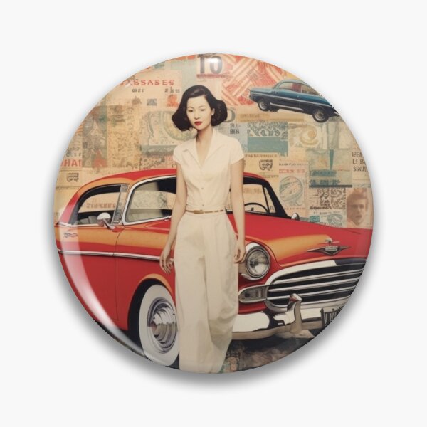 Item preview, America Beauty Retro Vintage Patchwork Collage Pattern of Americana designed and sold by BrandonArtWorld.