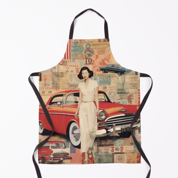 Item preview, America Beauty Retro Vintage Patchwork Collage Pattern of Americana designed and sold by BrandonArtWorld.