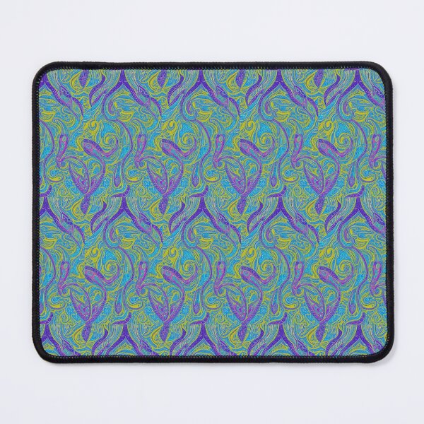 Item preview, Colorful swirl and feather fantasy pattern artwork designed and sold by Earth Nature Creations.