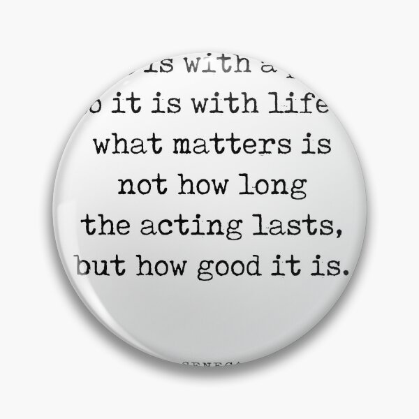 Item preview, As it is with a play - Seneca Quote - Literature - Typewriter Print designed and sold by Studio Grafiikka.