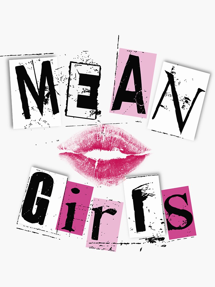 mean girls burn book Sticker for Sale by vogue mode