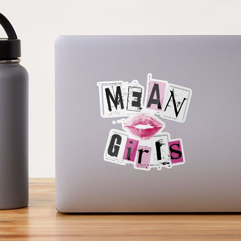 Burn Book Sticker | Mean Girls | Movie Sticker | Regina George | Cady Heron  | Gifts for Her | Hydro Flask | Water Bottle | Laptop | Funny