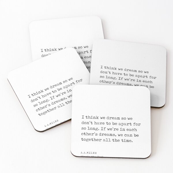 Item preview, A A Milne Quote 02 - Winnie-the-Pooh - Literature - Typewriter Print designed and sold by Studio Grafiikka.