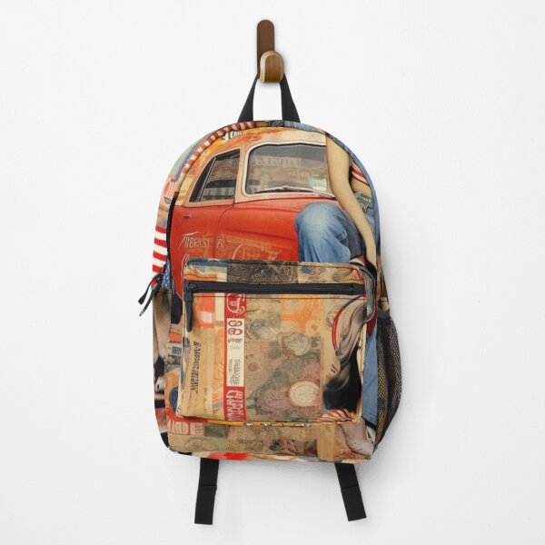 Item preview,  America Beauty Retro Vintage Patchwork Collage Pattern of Americana designed and sold by BrandonArtWorld.