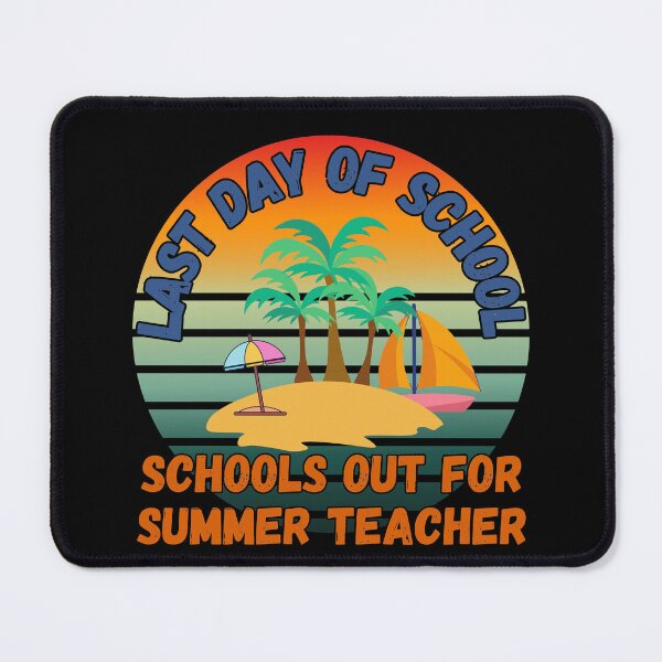 Item preview, Last Day of School Schools Out for Summer Teacher Cute Retro  designed and sold by ArtisShops.