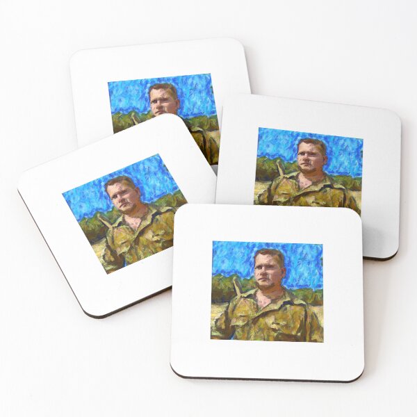 Item preview, Soldier in Van Gogh style designed and sold by QuirkyVanGogh.