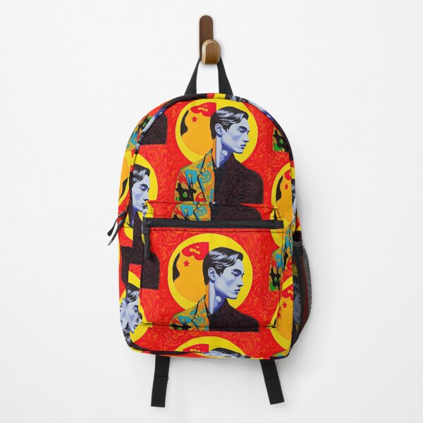 Item preview, Handsome Young Asian Man wearing a colorful jacket designed and sold by TheTrendsDesk.