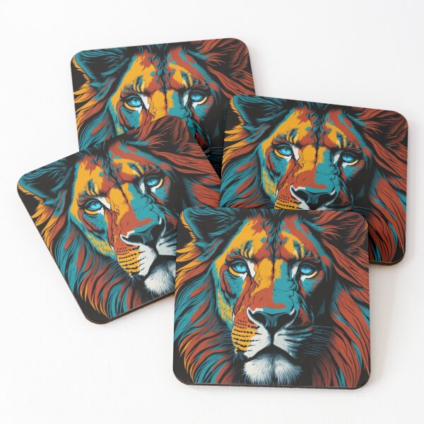 Item preview, Lion In colors designed and sold by Fusion  Art.