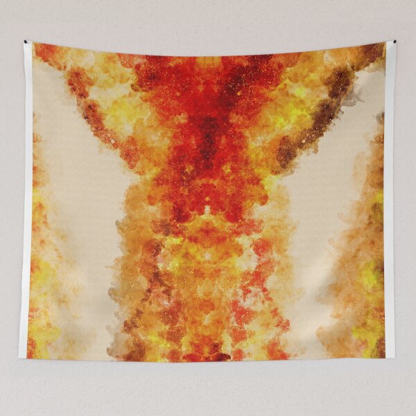 Item preview, Ignited - Contemporary Abstract - Abstract Expressionist painting - Fire, Explosion - Orange, Yellow designed and sold by Studio Grafiikka.