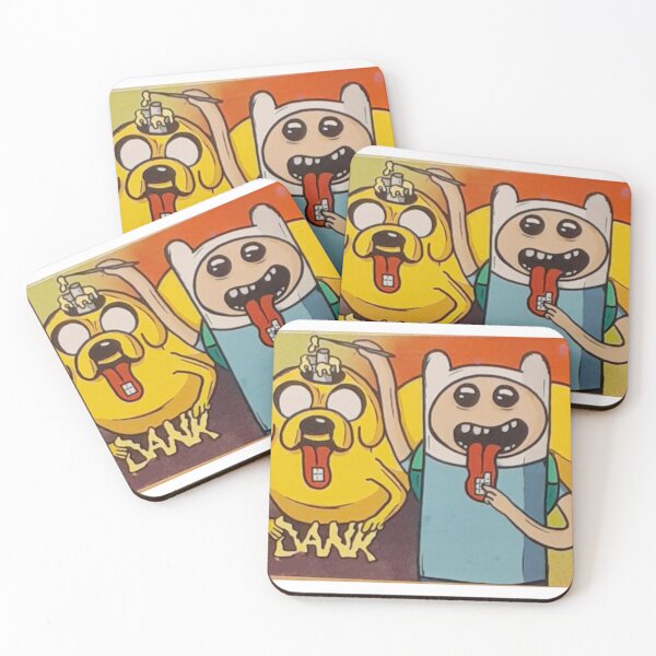 Item preview, Jake, Finn,  Adventure Time, Dank, Tabs, Blotter,  designed and sold by Vintaged.