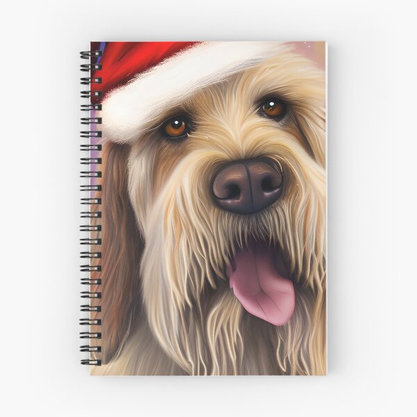 Item preview, Otterhound navideño con gorro de Papá Noel designed and sold by ZenEverAI.