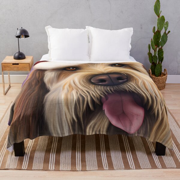 Item preview, Christmas Otterhound Wearing A Santa Hat designed and sold by ZenEverAI.