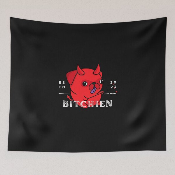 Item preview, BITCHIEN Red Devil Dog designed and sold by Bitchien.
