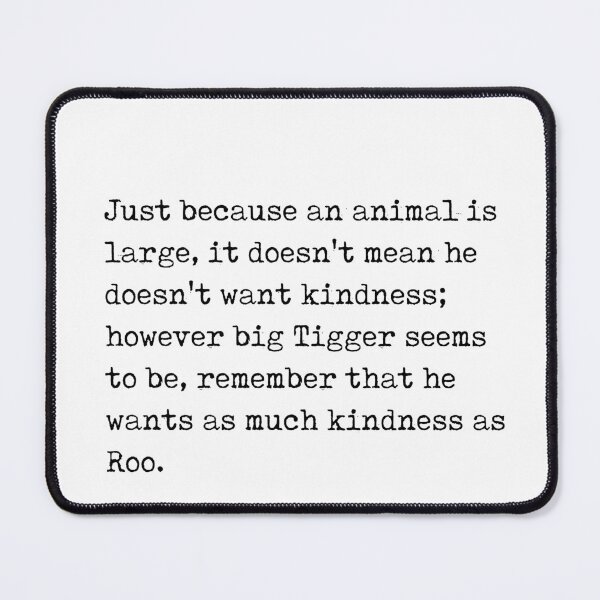Item preview, A A Milne Quote 06 - Kindness as Roo - Literature - Typewriter Print designed and sold by Studio Grafiikka.